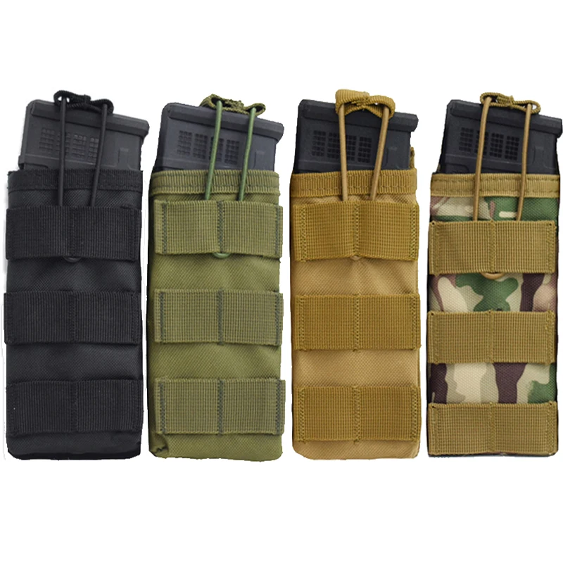 

1000D Nylon Tactical Single/Double Magazine Pouch Triple Cartridge Bag Paintball Airsoft Pouch Hunting MOLLE Vest Accessories