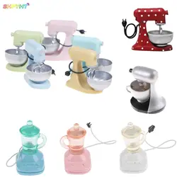 1:12 Dollhouse Miniature Kitchen Modern Mixer Model Furniture Accessories Toys Dollhouse Miniature Accessories New Hot おままごと