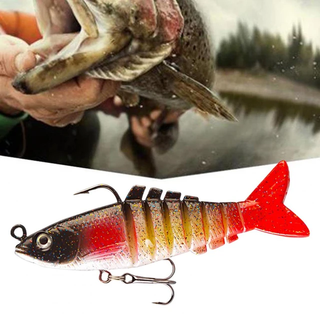 9cm17g Fishing Lure 3D Fisheye Sharp Hook Jerkbait Simulation Colorful  Jointed Realistic Multi Sections Soft Bait Fishing Lure - AliExpress