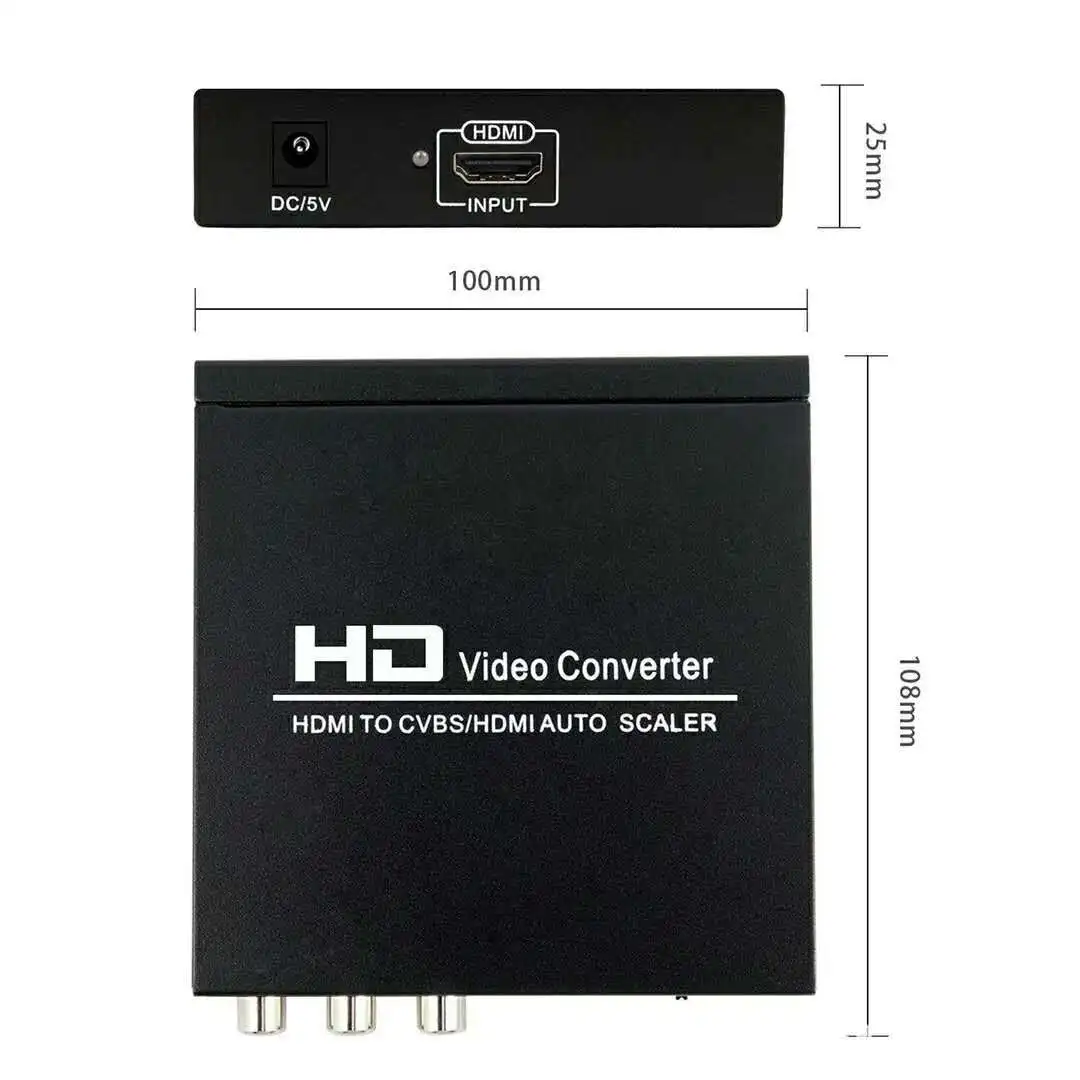 4K HDMI To AV HDMI  1080P 60hz HDMI To CVBS RCA   2 In 1 HD й, PS  TV  ī޶