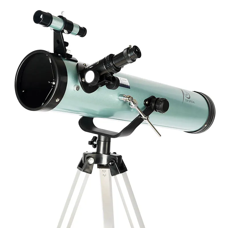 Tooptyczne 76700 odbijające teleskop astronomiczny na prezenty kempingowe dla dzieci ze stabilną statyw ze stopu aluminium 5 Tooptyczne 76700 odbijające teleskop astronomiczny na prezenty kempingowe dla dzieci ze stabilną statyw ze stopu aluminium - Image 5