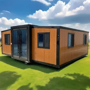 Prefab Tiny Home Expandable Container House 20ft 40ft Folding Room Prefabricated House Luxury 2 3 4 Bedrooms Garden Rooms