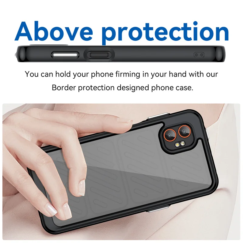 Transparent Shockproof TPU+PC Case for Samsung Galaxy XCover7 Pro