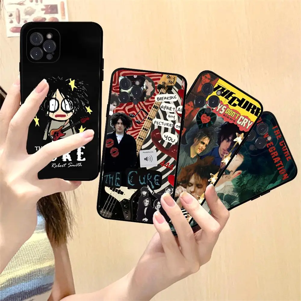 The Cure Robert Smith Custodia Morbida In Silicone Per Iphone 15 14 13 12 11 Pro Mini Xs Max 8 7 6 Plus X Xs Xr Cover
