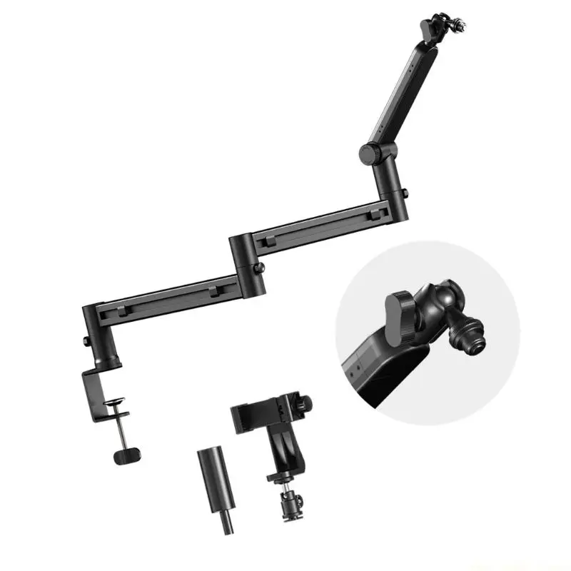 방송인 음악가 및 콘텐츠 제작자를 위한 F62C 범용 스윙 암 마이크 마운트