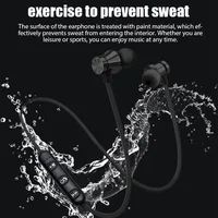 XT11 sports magnetic Bluetooth earphone in ear wireless neckband headphones stereo music headset with mic for samrtphones - Image 5