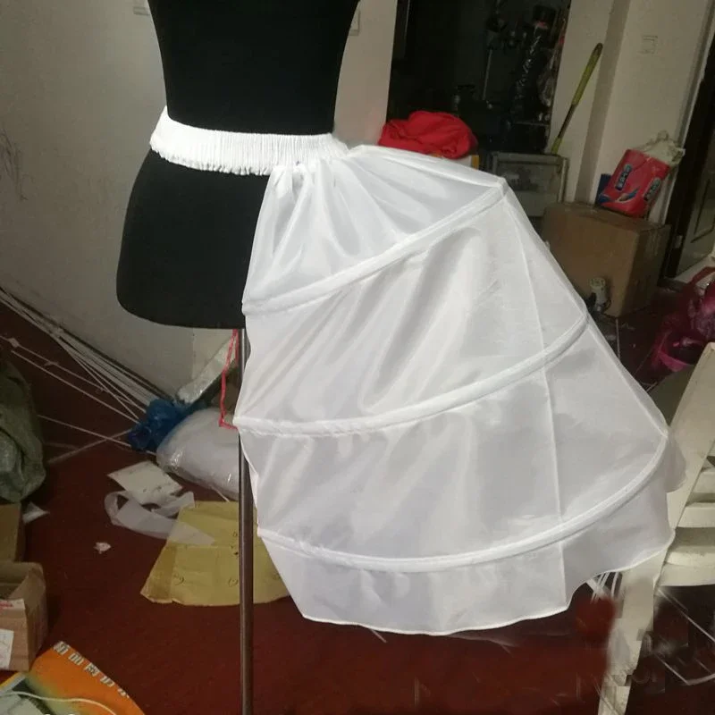 Baroque Hip Skirt Slip Womens Petticoat for Baroque Dress 3 Hoops Crinoline Underskirt Wedding Accessories Stock Petticoat Skirt Petticoat Underskirt Wedding Underskirt Lolita Petticoat Flower Girl Underskirt Wedding Petticoat Vintage Underskirt