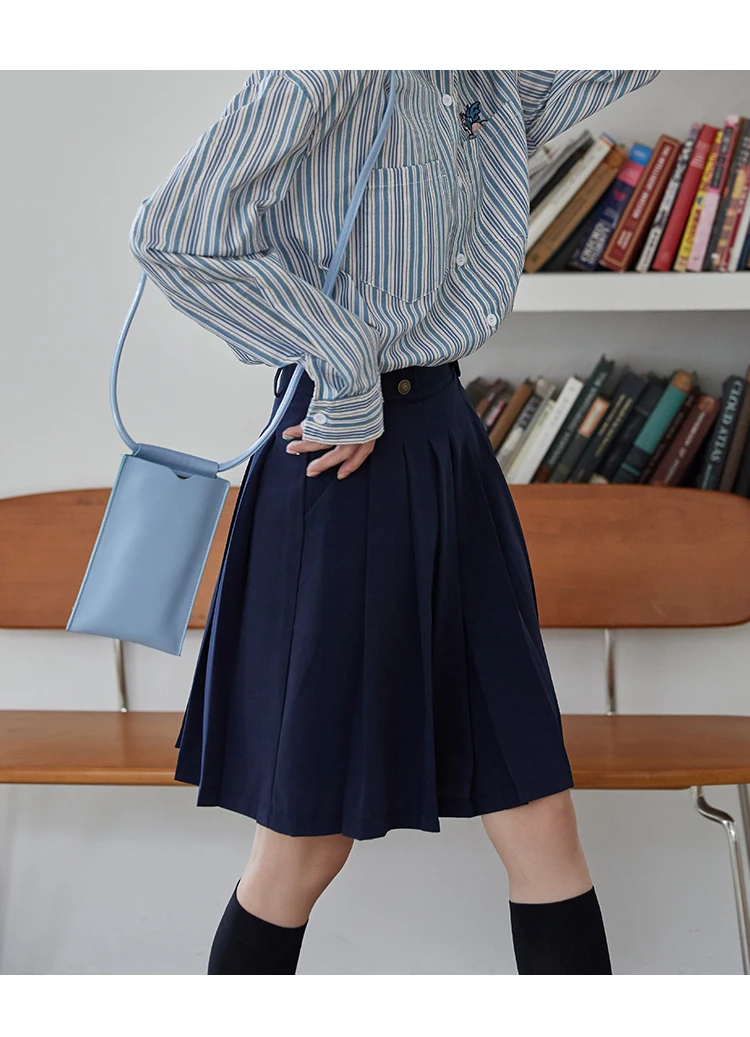 Pleated Skirts Womens Solid Elegant All-match Women Korean Style Slim A-line Casual High Waist Female Mini Short Skirt Summer skirt and top