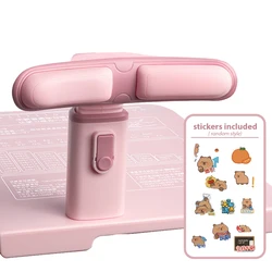 Ergonomic Desk Clamp Mat for Optimal Posture and Vision Protection (Desk Mat Pink)