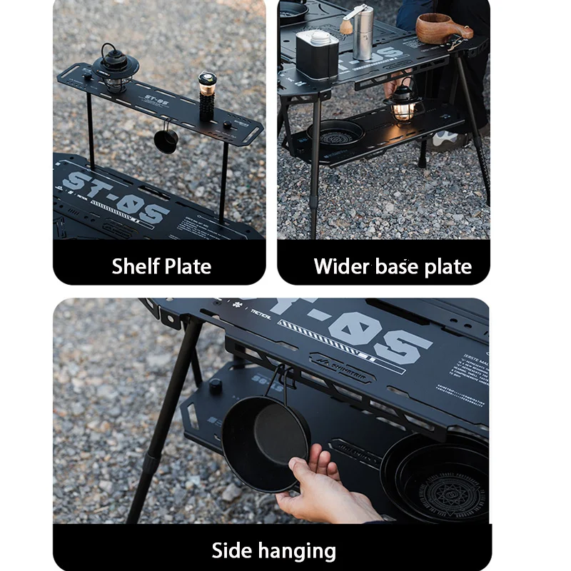 shine trip タクティカルスケートボードテーブル　新品 ShineTrip Outdoor 05 Aluminium Skateboard Table Tactical