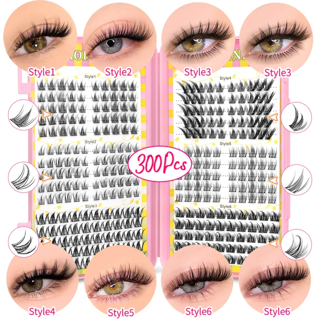 GROINNEYA Premium Cluster Lash Extension Kit 2