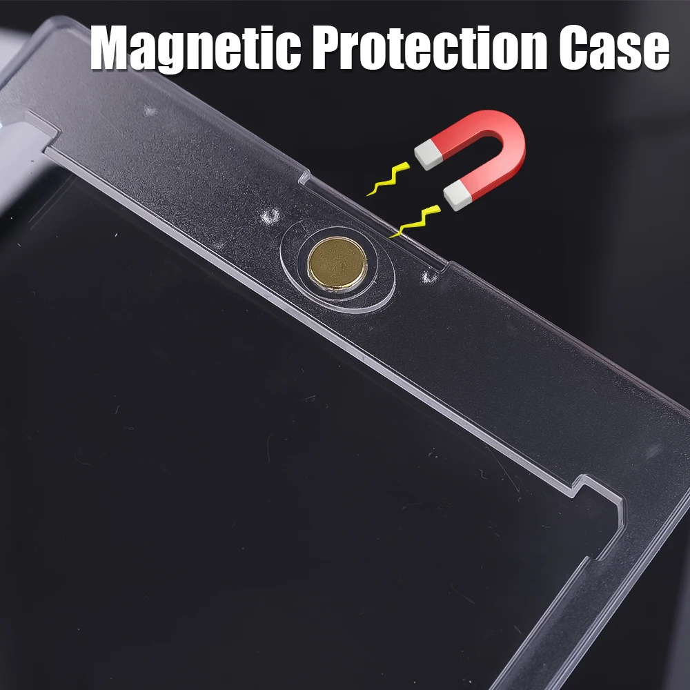 Card Protector 1-10Pack HD Acrylic Magnetic Card Holder for Kpop idol Photo Card Trading Sports Cards
