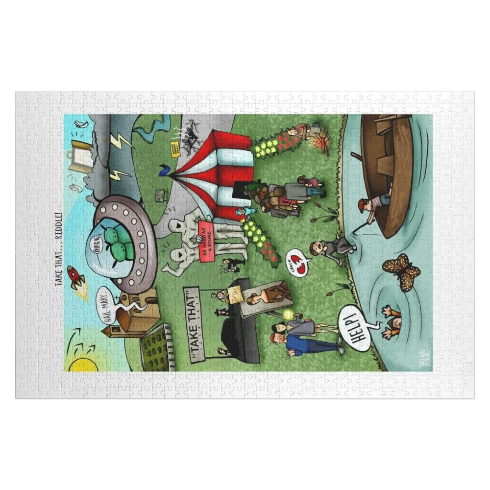 

Take That.... riddle! Jigsaw Puzzle Customized Photo Animal Puzzle