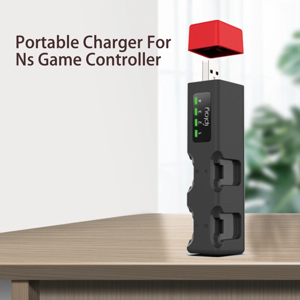 Joycon Ns 컨트롤러 충전기 거치대 범용 미니 무선 충전기, 휴대용 고속 충전, 베이스 스테이션 5V USB 허브, 4 in 1