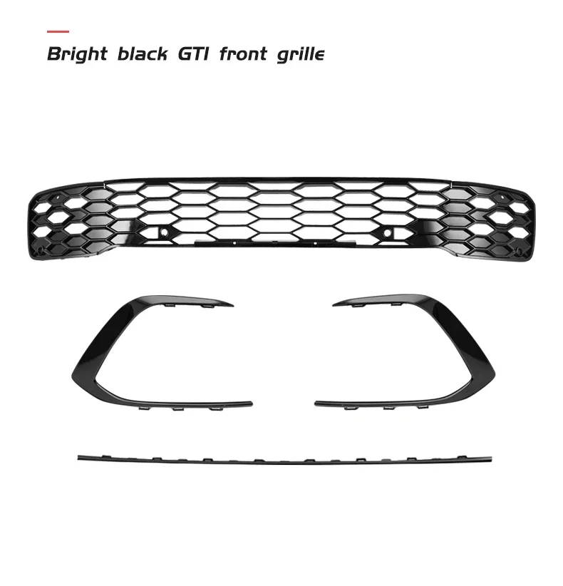 Griglia Parautri Anteriore Per Volkswagen Golf GTI - Modello 08/2004-08/2009