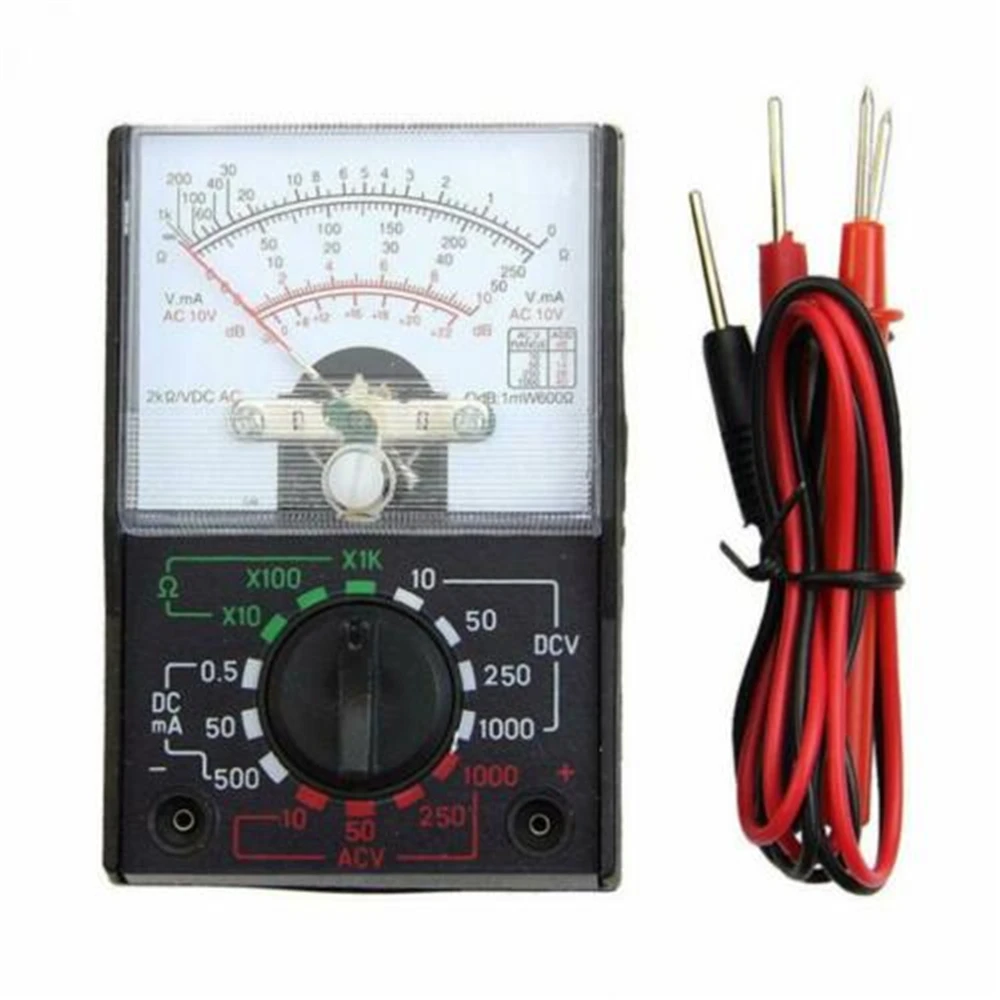 MF-110A Analog Multimeter Multitester Handheld Portable Electric Voltmeter Ammeter Voltage Current OHM Multi Meter Tester digital multimeter,multimeter tester,analog multimeter