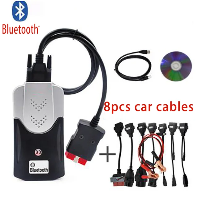 V9 DS150E OBD VCI 2017.R3 TCS Pro OBD2 Diagnostic Tool With Bluetooth For  DS150E Car Truck Accessories Scanner