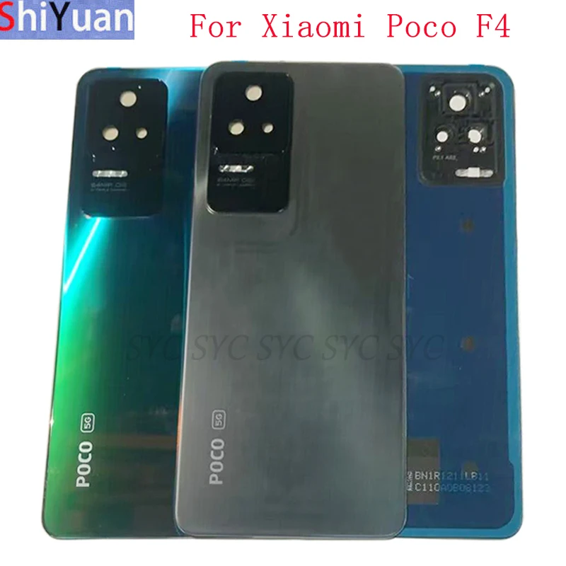 

Original Battery Cover Rear Door Housing Back Case For Xiaomi Poco F4 Battery Cover with Logo Replacement Repair Parts