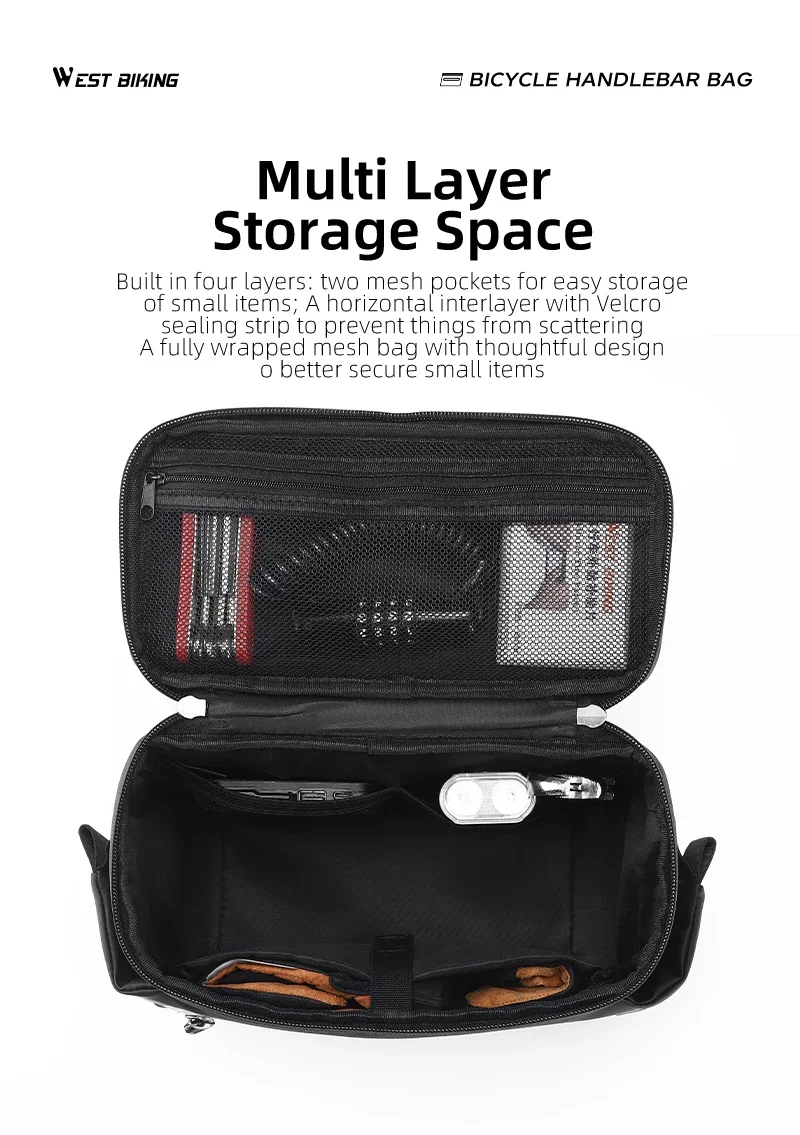 Waterproof Bike Phone Handlebar Bag - Image 8