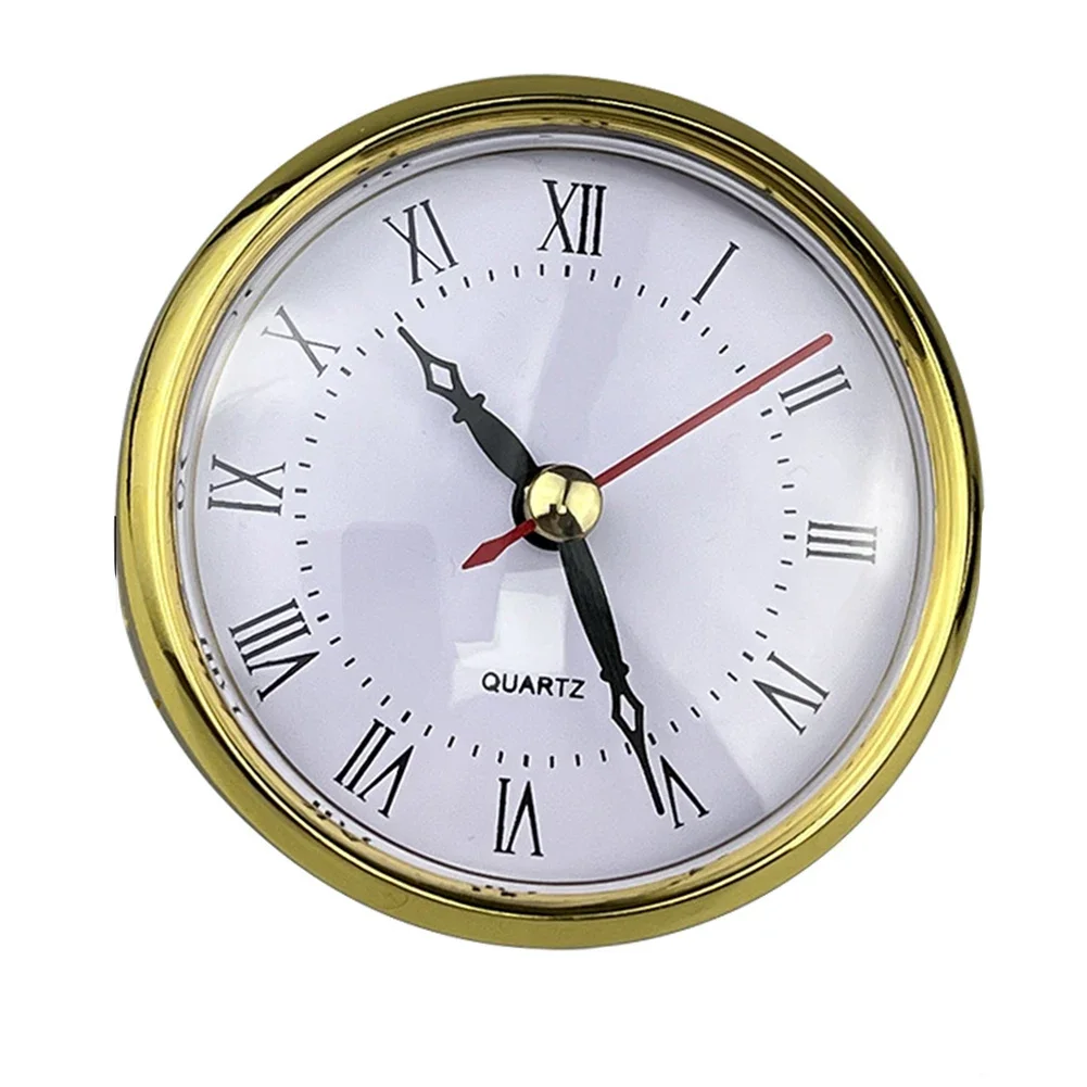 DIY 80MM Quartz Clock Insert Movement Round Clocks Insert Part Arabic Roman Bedside Antique Watch Desk Replacement Decor Parts ﻿ 2