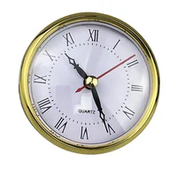 DIY 80MM Quartz Clock Insert Movement Round Clocks Insert Part Arabic Roman Bedside Antique Watch Desk Replacement Decor Parts ﻿ 2