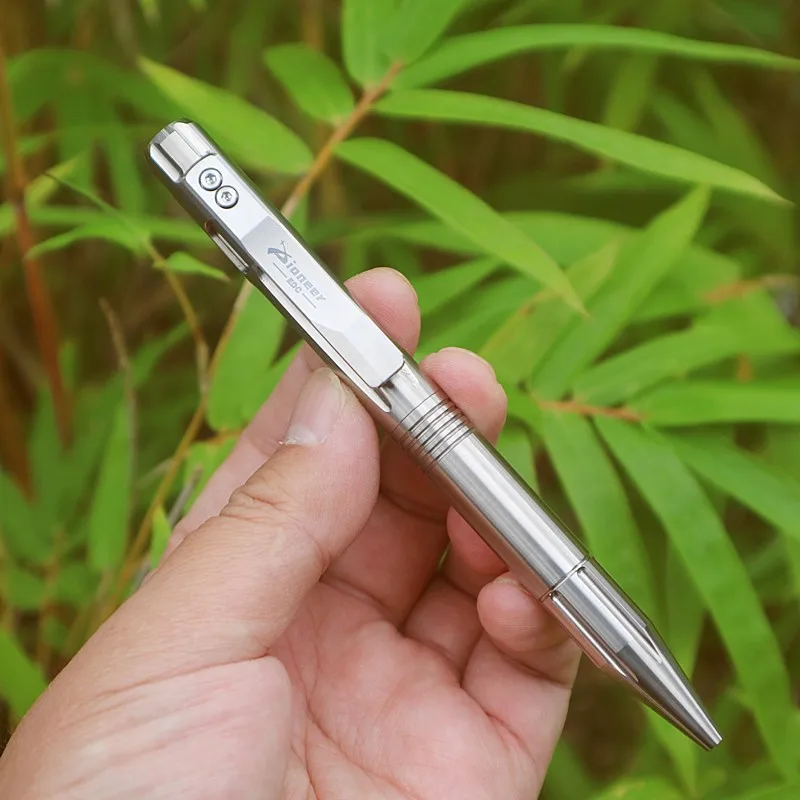 

TC4 titanium alloy bolt pen minimalist EDC daily play stress reducing G2 pen core signature pen Outdoor writing tools