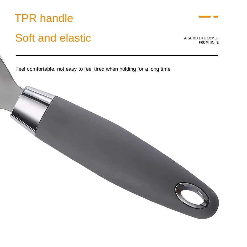 Kitchen Accessories Silicone Handel Stainless Steel Kitchenware Set Utensils Resistant Cutting Opener Slicer