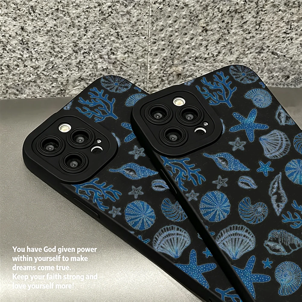 Ocean Shells and Starfish Phone Case Cover