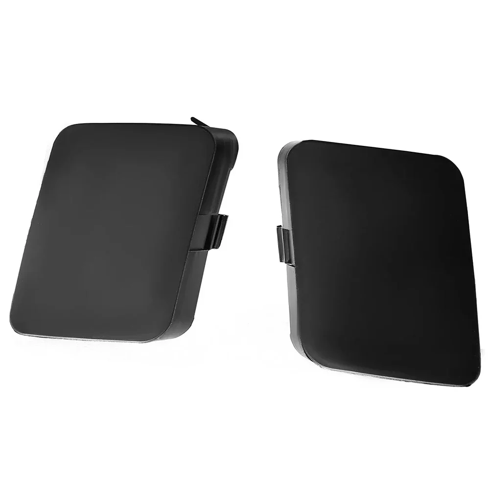 ACA31 2006-2008 자동차 부품 견인 후크 커버 키트, 도색되지 않은 1 쌍, 53285-42930 53286-42931 블랙 프론트 범퍼, 2 개