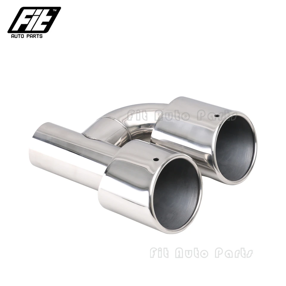 ステンレス デュアルテールパイプ マフラー ステンレス製デュアル