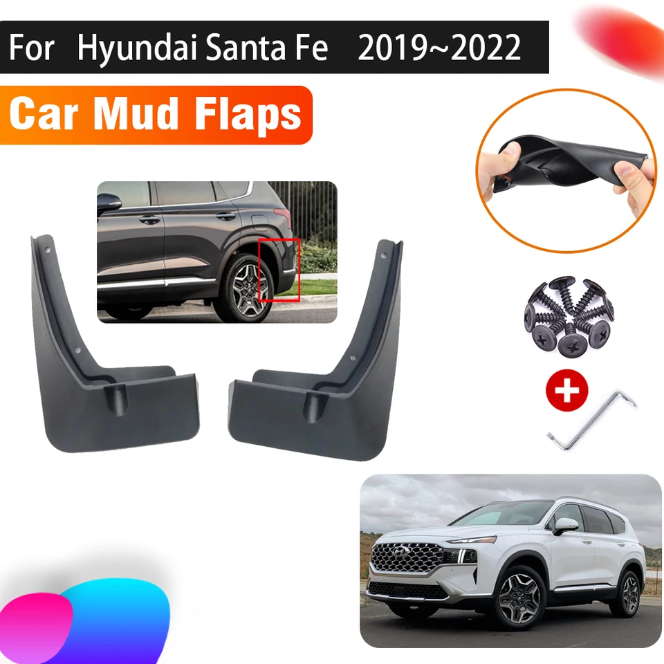  4 Pièces Pare-Boue de Voiture pour Hyundai Custo Minivan  2021-2022, Anti-Éclaboussures, Ailes de Roue Avant Arrière avec Vis, Auto  Styling Accessories