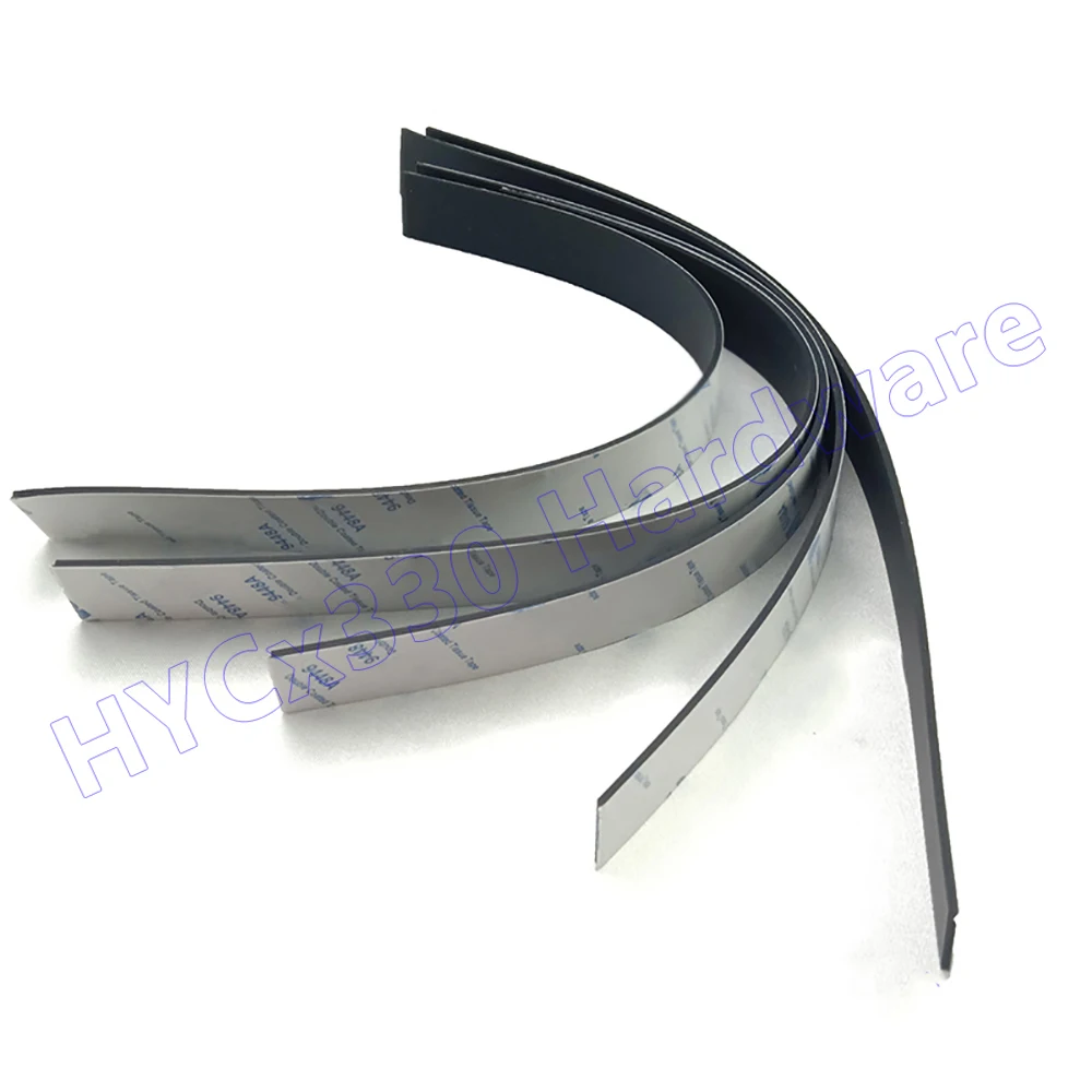 Self Adhesive Seal Gasket Sealing Strip 1/2/5Pcs Silicone Rubber Strip Thick 0.5 1 1.5 2 3mm Anti-skid Shock Absorption