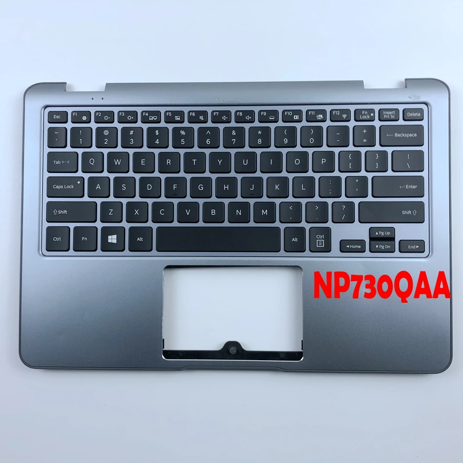 Eua Palmrest Capa Superior Teclado do Portátil para Samsung Notebook Spin 13.3 Np730qaa 730qaa Ba9801386a Eua Layout