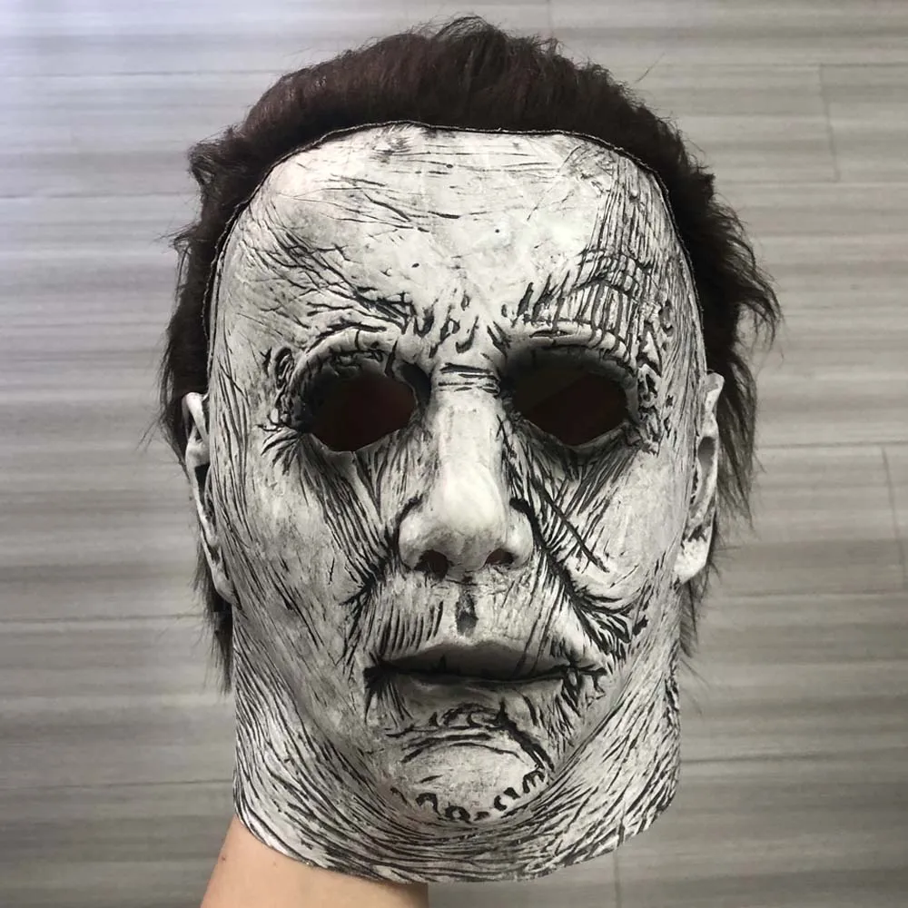 Máscara de Michael Myers, máscara de Halloween Máscara original de Michael  Myers, máscara de cosplay de terror para carnaval oso de fresa Electrónica