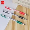 3/6/12pcs simple gel pen set 0.5mm  black, blue and red, and ink lasting smooth writing ideal for school and office stationery 3