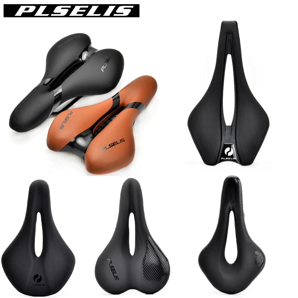 

PLSELIS Mountain Bicycle Cushion Hollow Comfort Saddle Road Bicycle Hollow Saddle Accessories Thickened and Breathable