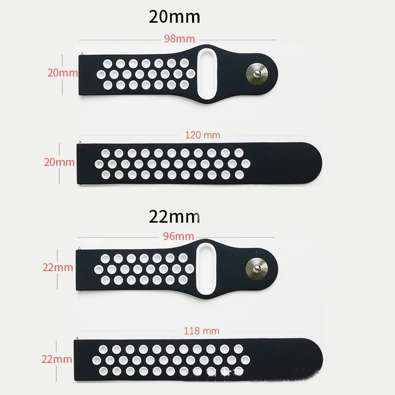Silicone Sport Watch Band - Versatile and Stylish Bracelet