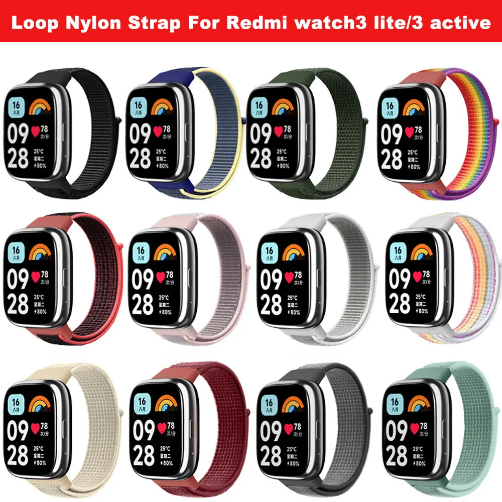 Unisex Nylon Loop Watchband - Lightweight & Durable Replacement Bracelet