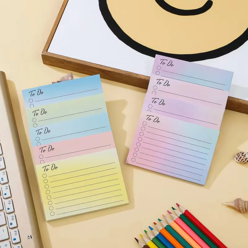 1PC 50 Pages One In Color Sticky Notes, Office Planner Memo Pad ...