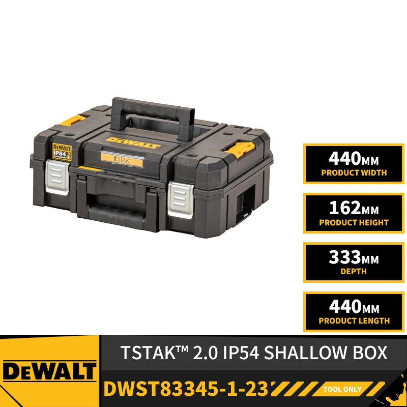 Organiseur transparent Dewalt Etanche TSTAK DWST829681 - Le Temps des  Travaux