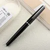 Jinhao 85 Silver Clip Metal Fountain Pen 0.5mm Nib Steel Ink Pens for Gift Office Supplies School Supplies Acrylic Gift Box 2