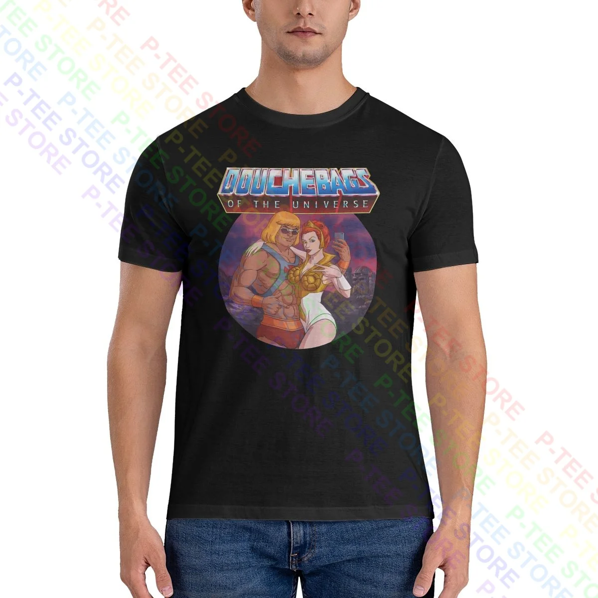 Douchebag Master Universe Selfie Teela He-Man Hero Shirt T-Shirt Top Cotton Novità All-Match Tee