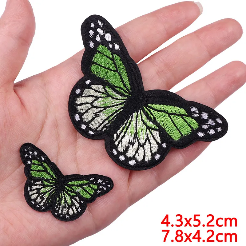 Small Embroidered Patches Butterfly  Patches Clothing Butterfly - 2pcs  Butterfly - Aliexpress