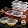double compartment condiment container with lid，50pcs, 3