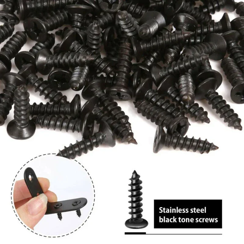 Description Picture 6 of item10pcs Black L-Shaped Brackets Stainless Steel Right Angle Bracket Support Iron Wardrobes Cabinet Joint Furniture Hardware