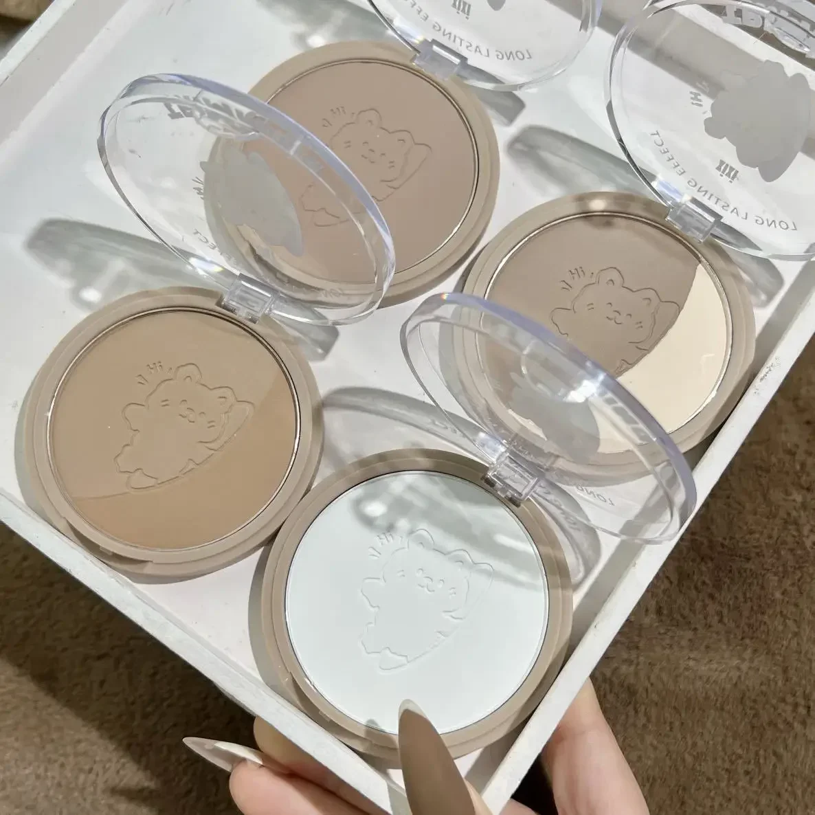 Three-dimensional Natural Trimming Plate Repair Highlight Make Up Face Powder Cosmetic Waterproof Contour Bronzer Powder Palette face powder face highlighter face bronzer makeup palette contour palette