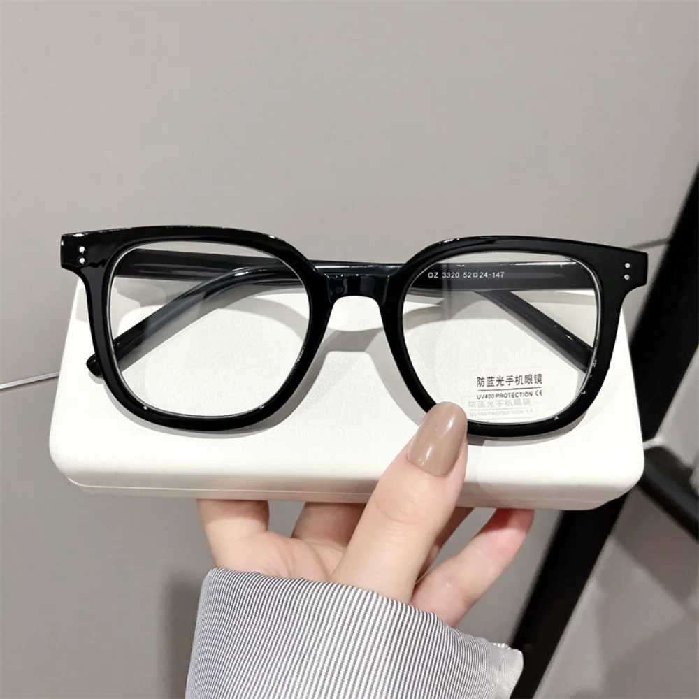 Plain Eyeglasses Transparent Blue Light Glasses Anti Blue Light Eyewear Retro Blocking Glasses For Eyewear For Daily Use Office