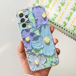 Cute Painted Soft Silicone Phone Case - Colorful Protective Coque Bumper - Galaxy A52s 5G (600)