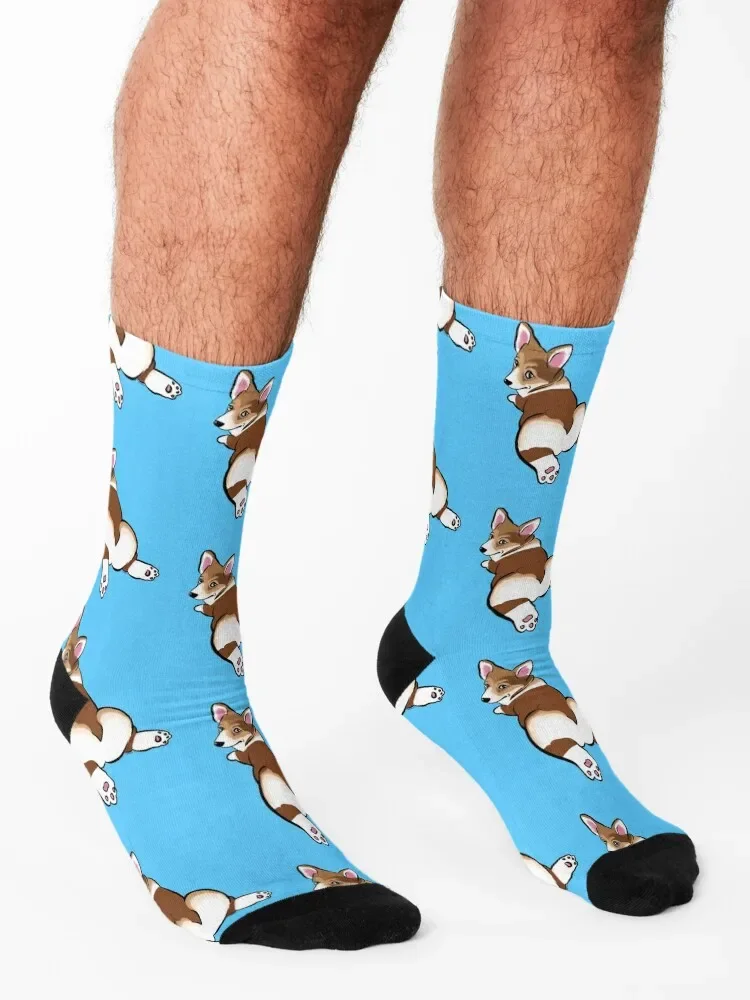 Corgi Butt Socks summer soccer anti-slip Socks Woman Men's