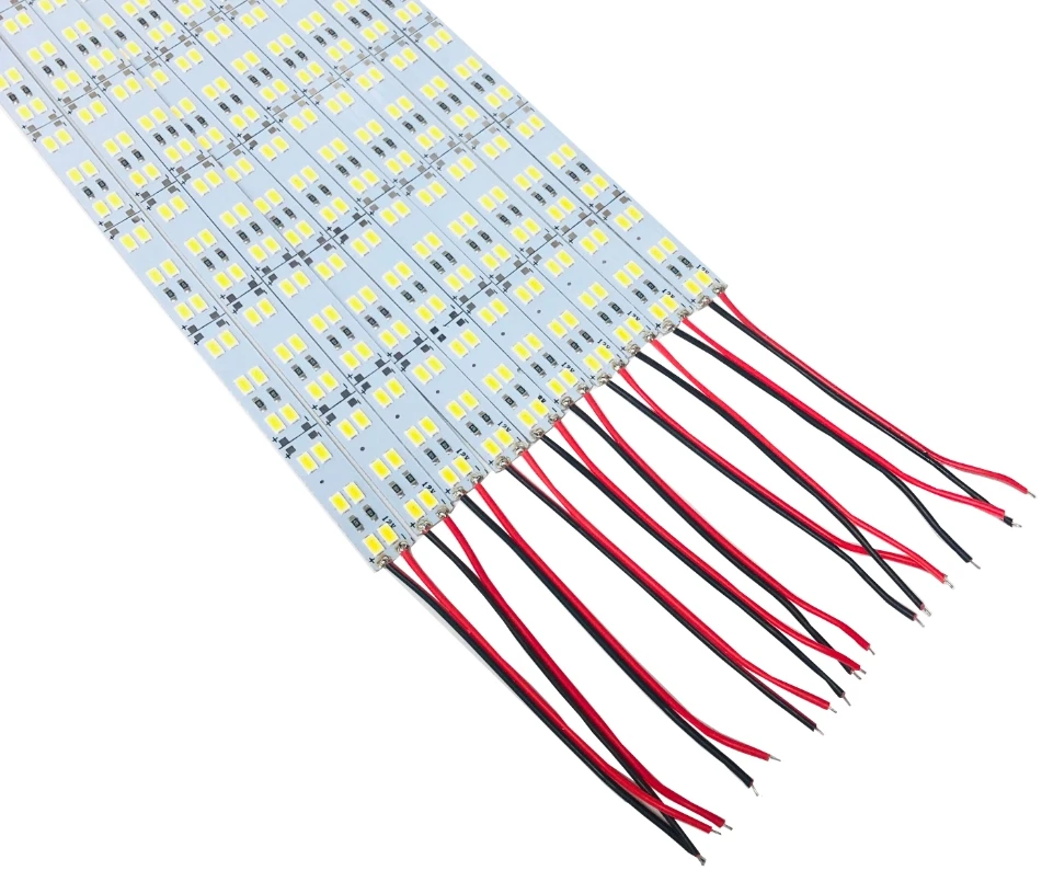 Description Picture 2 of item0.5 m Double Row 5630(5730) Led Bar Light Hard Rigid Bar DC 12 V 50 cm LED Strip Lighting Lamp 72 led/0.5m For Advertising Light